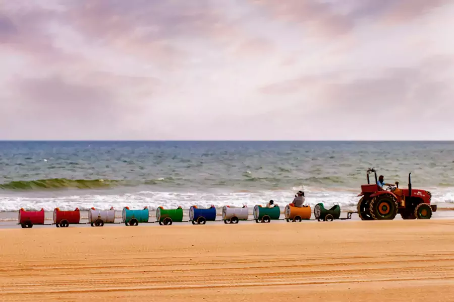 酒店门口的海边就是 “天然游乐场” 酒店门口的海边就是 “天然游乐场”