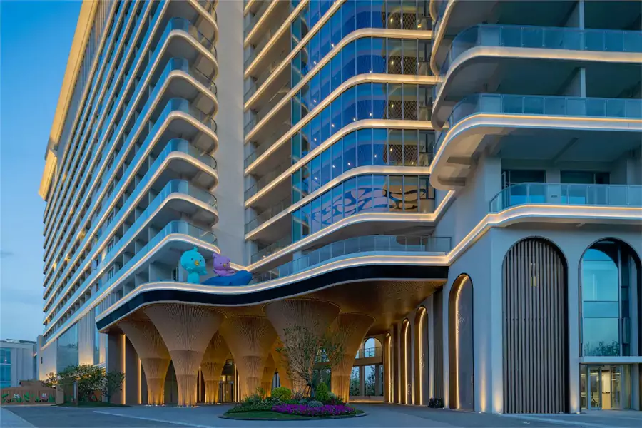 园区里的氛围也很到位 园区里的氛围也很到位