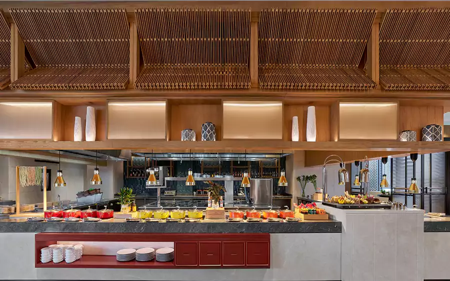 喜都全日制餐厅能吃到世界各地的美食