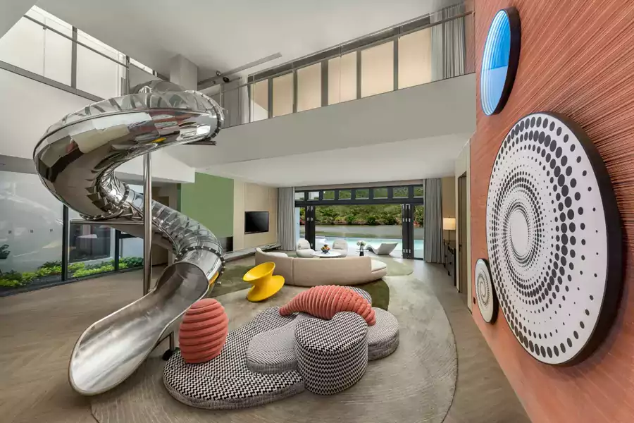 五居山湖海景滑梯亲子别墅 五居山湖海景滑梯亲子别墅