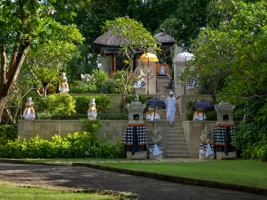 卓美亚巴厘酒店像一座活着的王朝博物馆