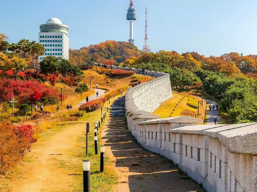 沿着漫画街往上走,路边的墙壁上画满了可爱的漫画涂鸦 沿着漫画街往上走,路边的墙壁上画满了可爱的漫画涂鸦