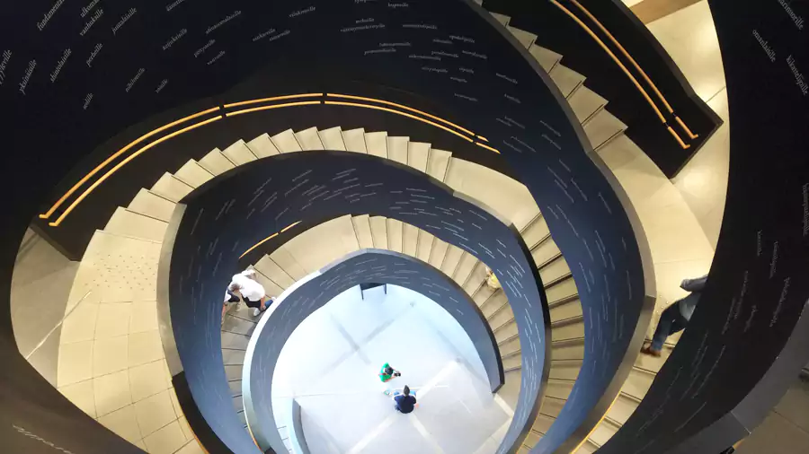 芬兰颂歌中央图书馆景观楼梯 芬兰颂歌中央图书馆景观楼梯