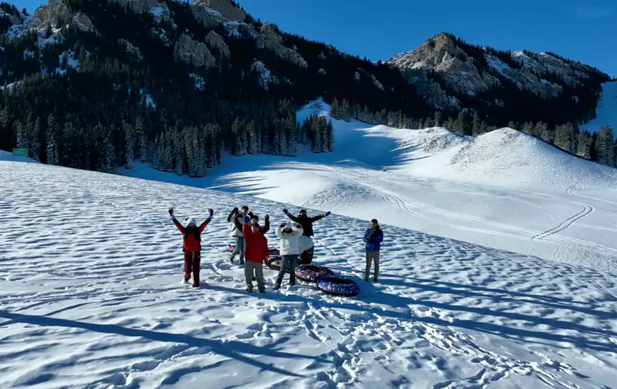 等到下雪天，乐趣更甚