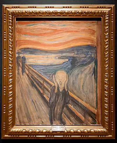 蒙克的《呐喊》系列原作 蒙克的《呐喊》系列原作