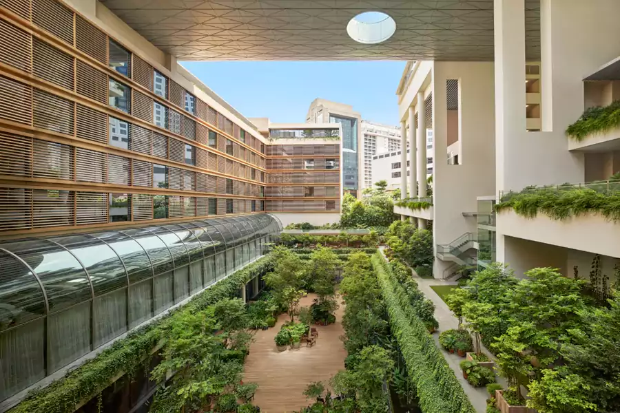 新加坡艾迪逊酒店把自然与建筑共生的理念揉进了每一处细节 新加坡艾迪逊酒店把自然与建筑共生的理念揉进了每一处细节