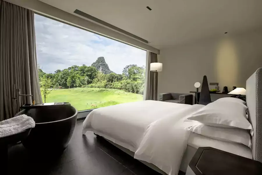 每种房型都把山水视野拉满了 每种房型都把山水视野拉满了