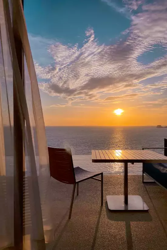 日落 C 位正对西方无遮挡 日落 C 位正对西方无遮挡