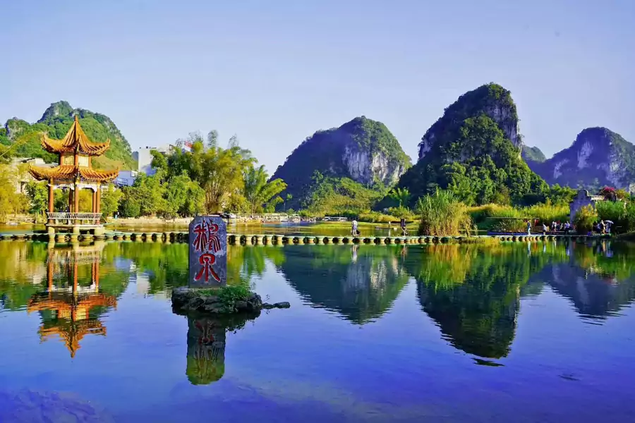 灵泉晚照 灵泉晚照