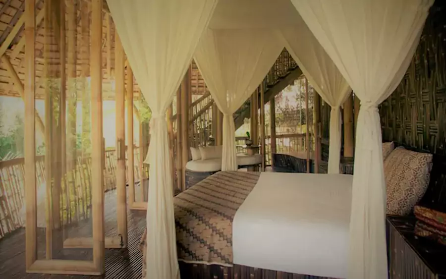 巴厘岛雨林中的竹屋秘境 巴厘岛雨林中的竹屋秘境