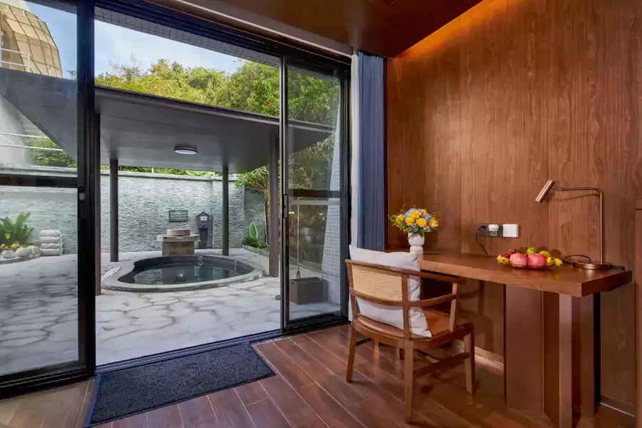 六七十平的亲子套房，自带私汤泡池