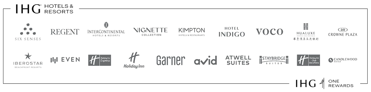 洲际酒店集团 IHG 旗下酒店品牌