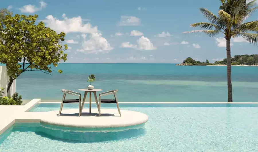 大海不再是远处的点缀,而是无处不在的背景 大海不再是远处的点缀,而是无处不在的背景