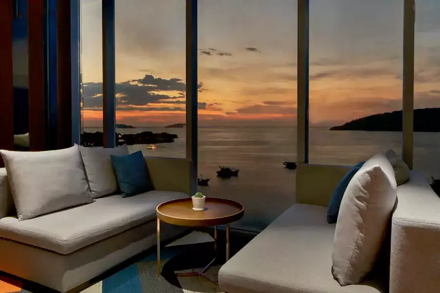 近百平的套房则更显精致与奢华 近百平的套房则更显精致与奢华