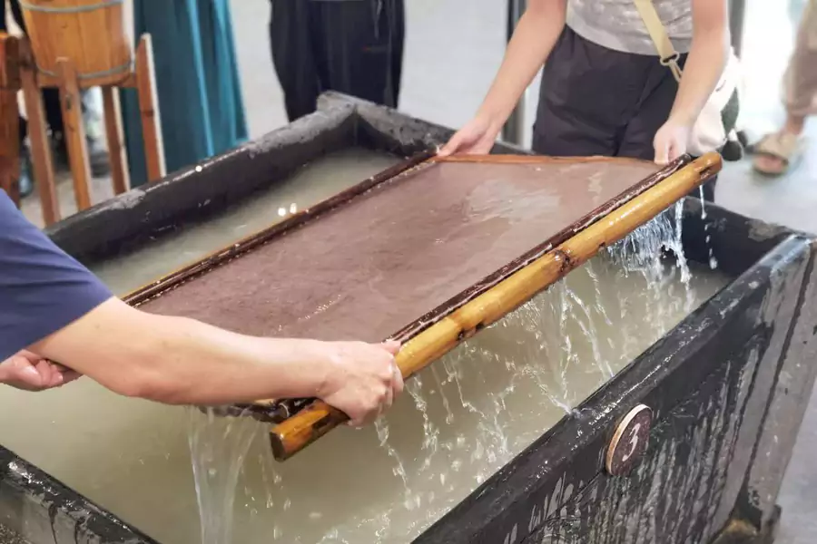 超级宣纸制作车间 超级宣纸制作车间