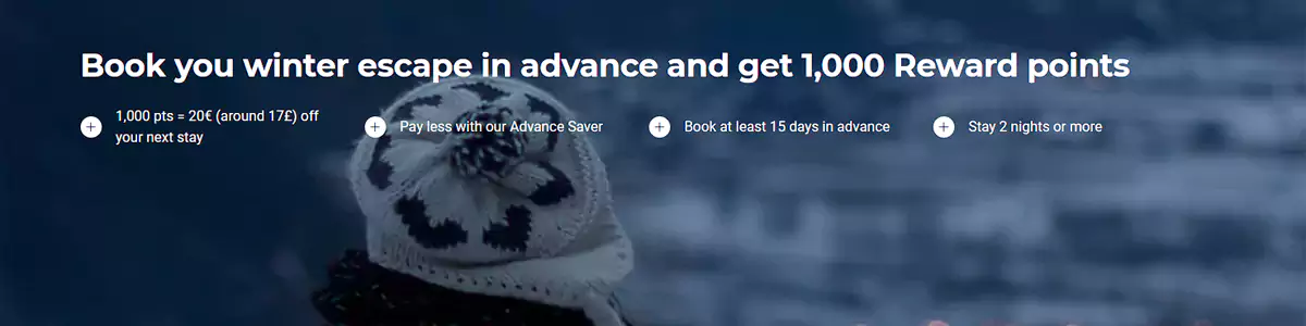 Accor雅高活动：预订欧洲、北非指定品牌酒店，可获得1000点奖励