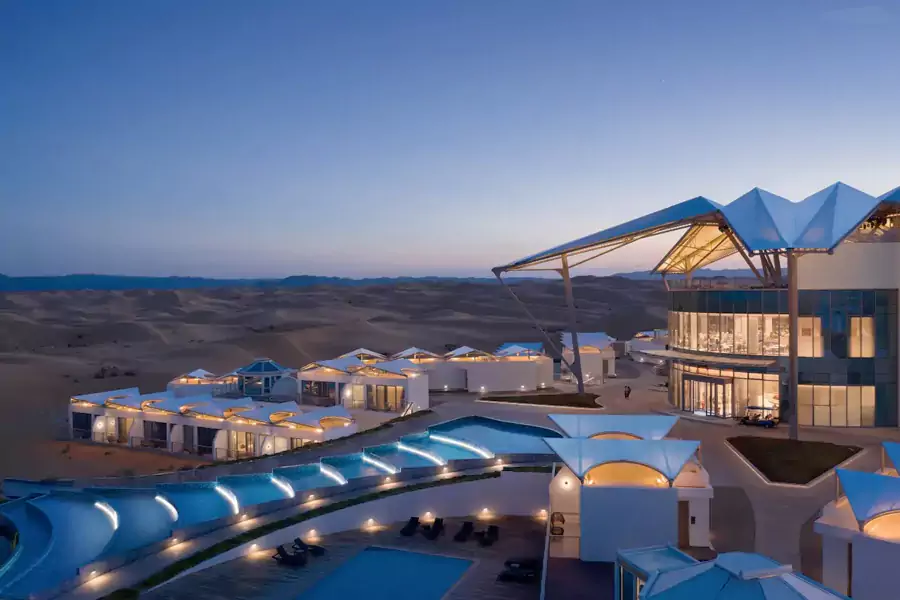 A 区是星星主楼，设计现代大气