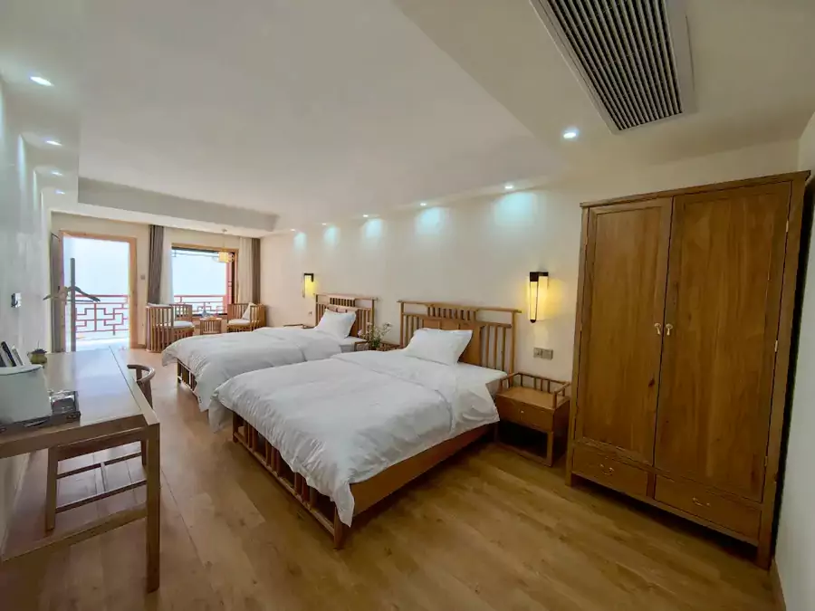 釜托寺菩提竹苑双人标间 釜托寺菩提竹苑双人标间