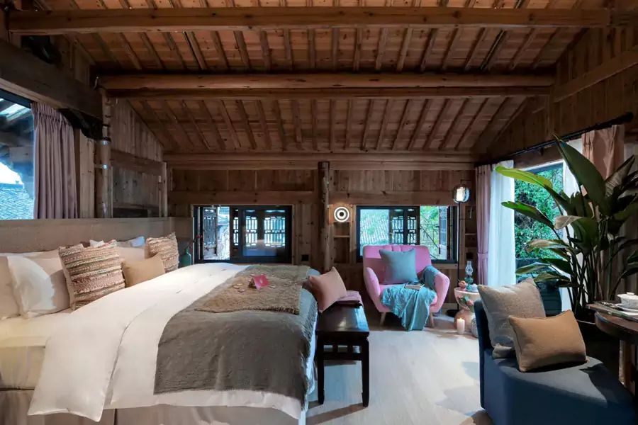 客房是古今交融的浪漫结界 客房是古今交融的浪漫结界