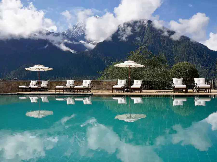 室外泳池是网红打卡地