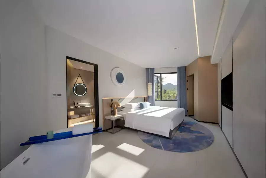 怀山阁的客房主打实用与观景兼具 怀山阁的客房主打实用与观景兼具